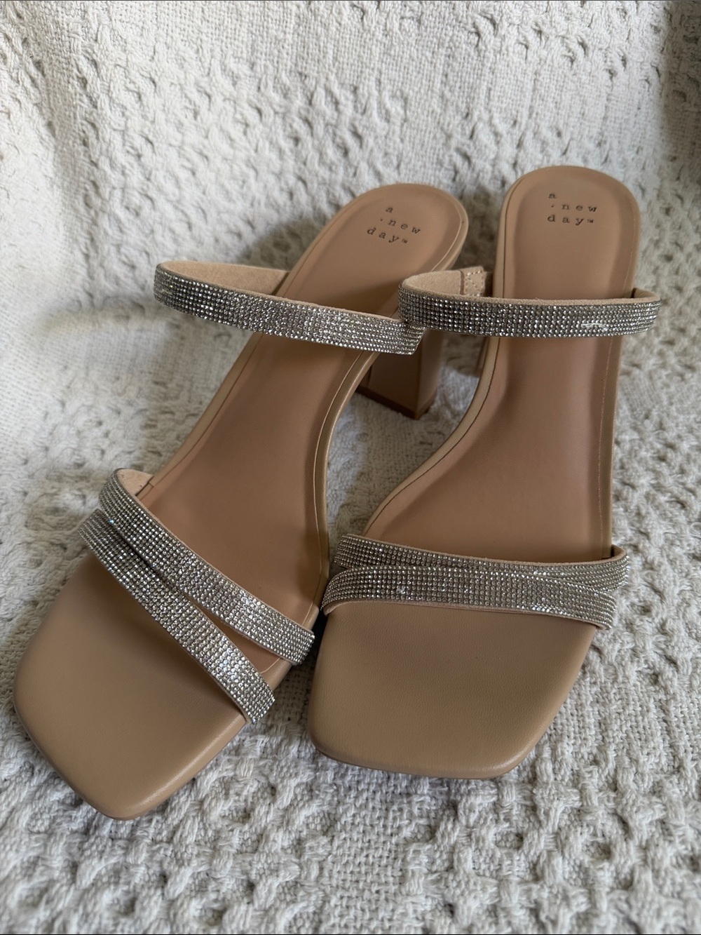 Strappy chunky heels New in Box